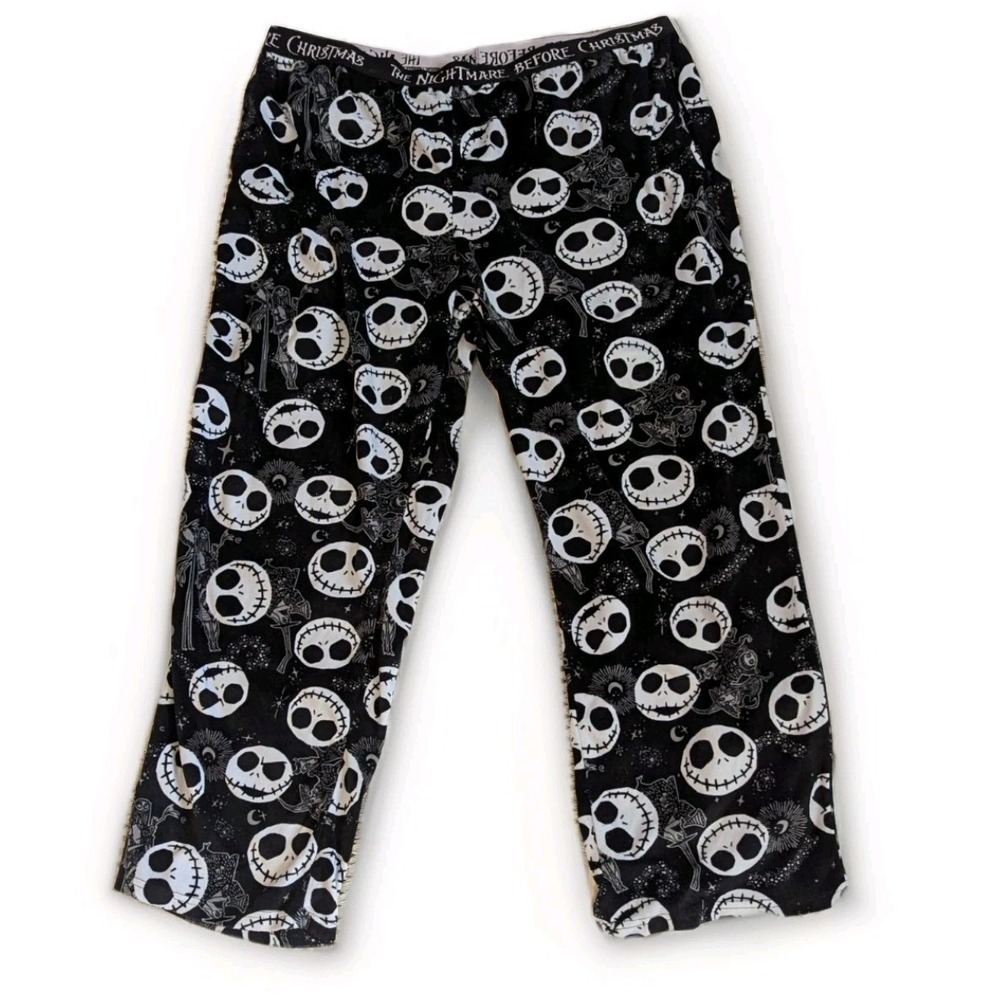 Goth Emo Nightmare‎ Before Christmas Jack Skellington Lounge Pants 2X